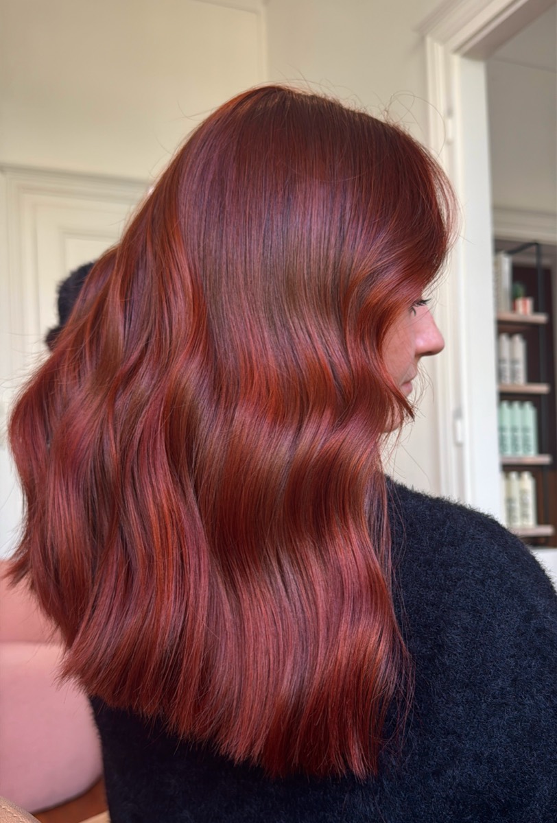 Auburn cuivré wavy