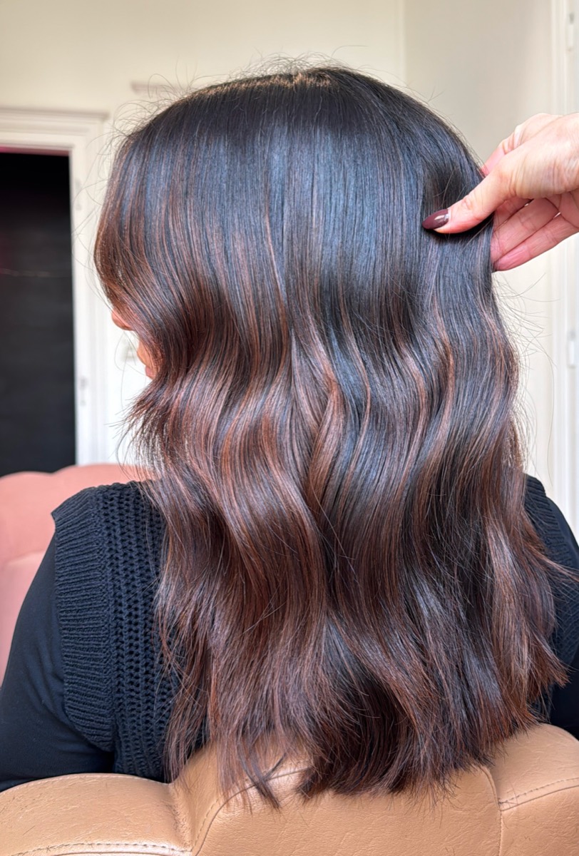 Brune wavy highlights