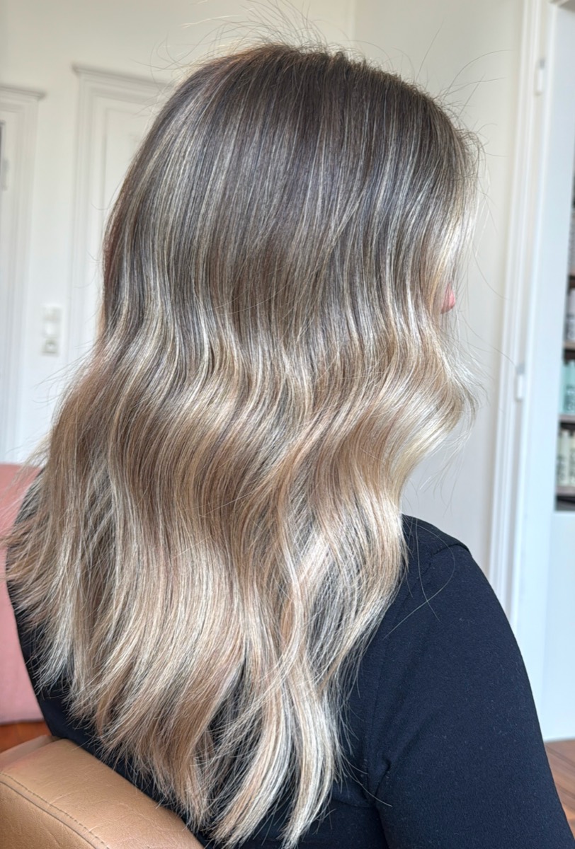 Balayage cendré naturel